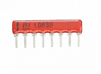 L083S151, Сборка резисторная (150Ом SIP8)