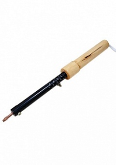12-0225, Паяльник ПД , 220 В/25 Вт, деревянная ручка, ЭПСН