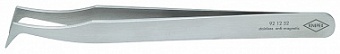 Пинцет SMD прецизионный, CrNi нержавеющая сталь, 120 мм, особо прочные гладкие губки под 85°
