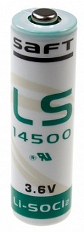SAFT LS14500, 3.6В, литий, (LR06) ,1шт.