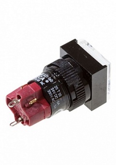 D16LAS1-1abKW кнопка с фикс. 250В/5А, LED подсветка