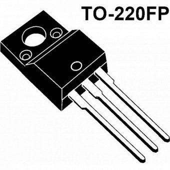 STP5NK60ZFP, Транзистор полевой  (N-канал 600В 5А TO-220FP)