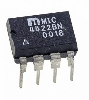 MIC4422BN 9A Peak Low-Side MOSFET 8-Pin PDIP