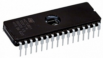 M27C801-100F1, Микросхема памяти с УФ стиранием 1Мх8 бит (FDIP32W)