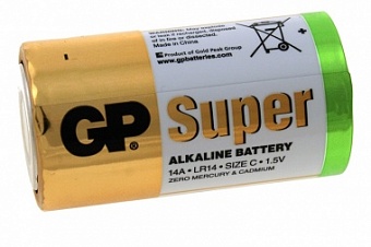 14A-U2, Батарейка Super alkaline C 1,5В (блистер 2шт.) ( LR14, E93), цена за 1шт.