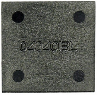 G404013L, Крышка для корпусов G404013B, G404020B 40x40x1,7мм (ABS огнеупор., черный)