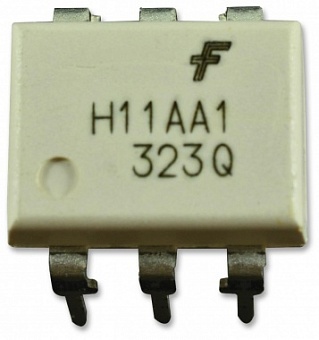 H11AA1M, Опто транзистор х1 AC вход 5.3kV 70V 100mA 20%min