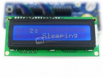 LCD1602 (5V Blue Backlight), Дисплей знакосинтезирующий