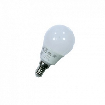 LED5.5/P45/827/E14/220-240V/FR, лампа светодиодная, 5.5Вт, 2700K, E14
