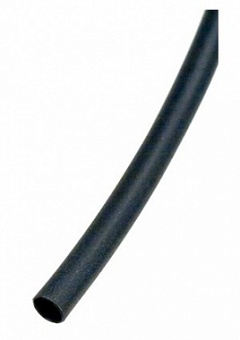 F32-2.5мм трубка термоусадочная черная 2:1, 1м