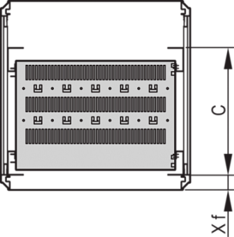 21130-302, SHELF STAT.19 500D  RAL7021