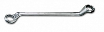 475 CP Ключ гаечный накидной, изогнутый, 17 x 19 мм, хромированный, DIN 838 / ISO 1085