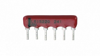 L061S103, Сборка резисторная (10кОм SIP6)