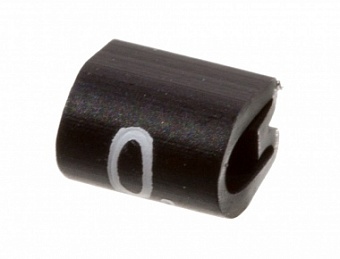 EC0178-000, (1-1198214-2),  05811000, маркер ''0'' для кабеля 2-3,2мм черный