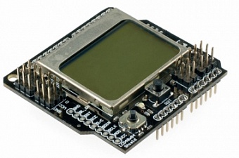 Graphic LCD4884 Shield For Arduino, Графический экран