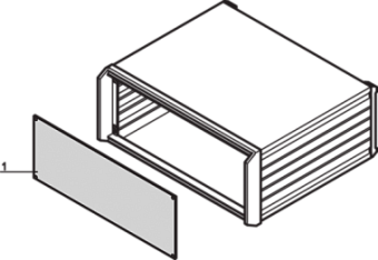 20850-144, FRONT PANEL 4U  84HP