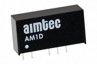 AM1D-0505DZ DC-DC в пл.1Вт вх.4.5:5.5В, 2вых.+5В/+100мА