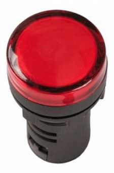 SQ0702-0071, Лампа AD-16DS(LED)матрица d16мм красный 230В АС