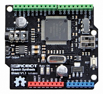 Speech Synthesis Shield for Arduino, Модуль голосовой (англ.,кит. язык)
