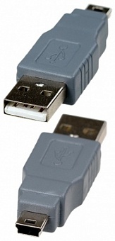 6-092, Переход USB A шт - mini B 5Pin шт