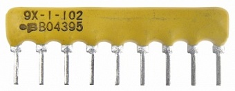 4609X-101-222LF, Резисторная сборка (8x2,2кОм общий вывод 2%)
