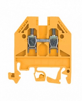 Клемма WK 2.5 /U Orange, Проходная клемма, тип фиксации провода: винтовой, номинальное сечение:
