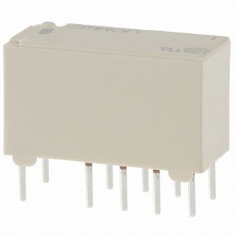 G6S-2-5DC, Реле электромагнитное 2A 2FormC 5VDC 140мВт
