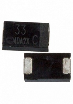 EEFCX1C330P, Конденсатор электролитический SMD (33мкФ 16В 20% 105гр 7,3х4,3мм)