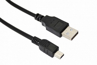 18-1131-2, Шнур mini USB (male) - USB-A (male) 0.2м