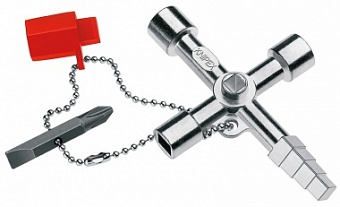KN-001104, Profi-Key ключ крестовой 4-лучевой для стандартных шкафов и систем запирания