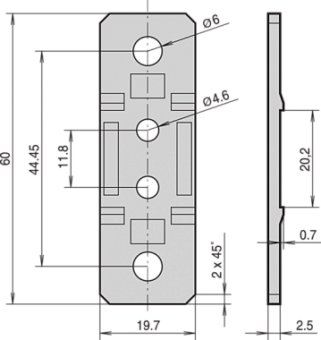 21101-104, FIXING KIT (FAN TRAY/SUBR)4X