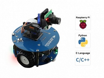 AlphaBot2-Pi4B-8GB-US, AlphaBot2 Video Smart Robot Powered By Raspberry Pi 4
