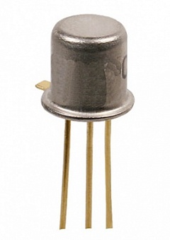 КТ501Ж(никель), Транзистор биполярный (PNP 45В 0,3A КТ-17)