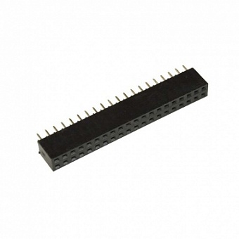 PBD-40 (2X20) smd, Гнездо на плату 2.54мм