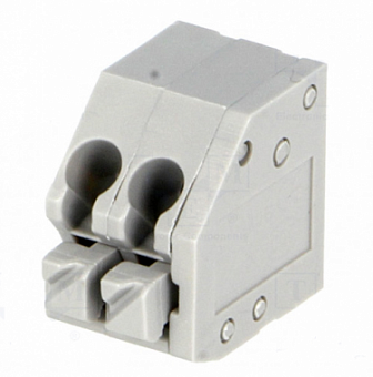 DG250-3.5-02P-11-01A(H), Нажимной безвинтовой клеммный блок на 2 контакта. Зажим типа торцевой конта