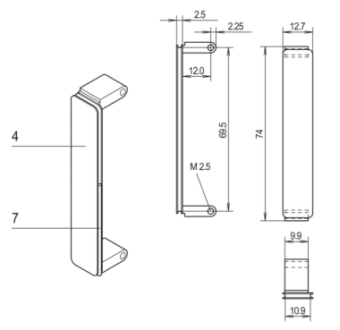 20835-889, FRONTPL.MEZZ.EMC EXTR.AC 10X