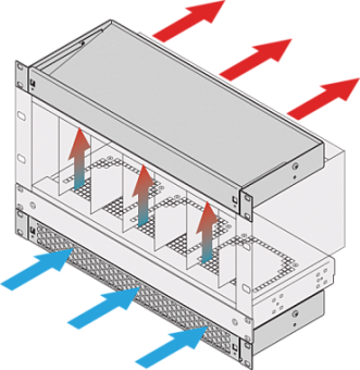 10713-146, AIR GUIDE REAR 1U  1ROW 7035