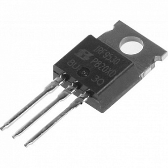 IRF9530PBF, Транзистор полевой SMD (P-канал -100В -12A TO220AB)