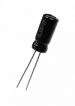 TKR101M1CD11, Конденсатор электролитический К50-35 (100мкФ 16В 105гр 5x11мм)