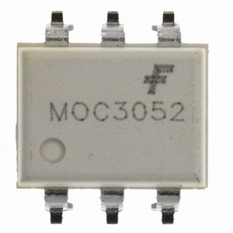 MOC3052SR2VM, OPTOISOLATOR 4.17KV TRIAC 6SMD