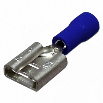 FDV2-312-BLUE, Разъем ножевой изолированный мама, Сеч.провода: 1.5-2.5 мм2, Ширина.: 8,00 мм. мат.: