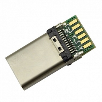 1234567, Разъем USB 3.1 тип C Male SMT на плату