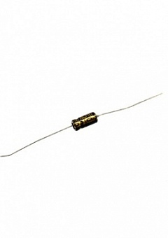 AXH101M1C0613B, Конденсатор электролитическйи аксиальный (100мкФ 16В 105С 20% 6х13мм)