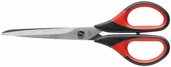 D821-160 Ножницы универсальные, прямые ручки, 160 мм, нерж, кольца с мягкими прокладками
