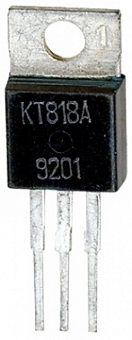КТ818А, Транзистор биполярный (PNP 40В 10A КТ-28)