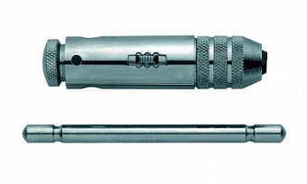 Метчикодержатель с трещоткой No 5200 #2, M 5-12, d 4.5-7.0 мм, для правой и левой резьбы