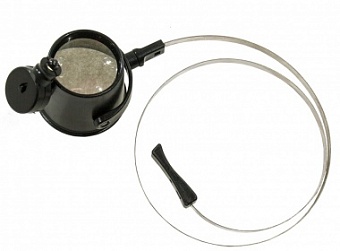 MG13B-A, Лупа глазная с пруж. креплением на голову, LED подсветка