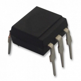4N28M, Оптоизолятор 5кВ транзисторный с выводом базы 6DIP