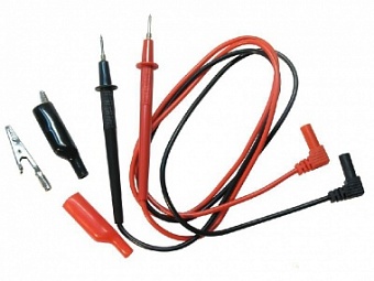 ETL-11, Щупы для мультиметра с угловым разъемом (PVC 600мм 20+90mm ручка CATII 1000V/10A)