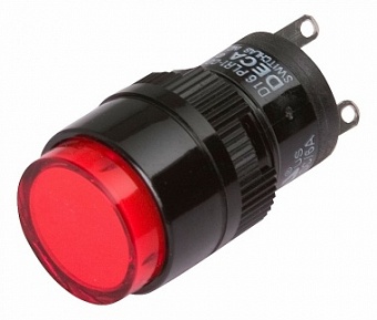 D16PLR1-000KR, индикатор красный 24В/LED